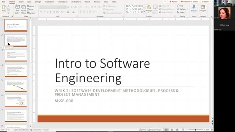 Thumbnail for MSSE600 Week 2 Lecture