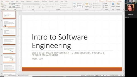 Thumbnail for entry MSSE600 Week 2 Lecture