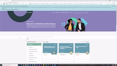 Thumbnail for ServiceNow Tips and Tricks, 6/30/21: Learning Training and Support Options