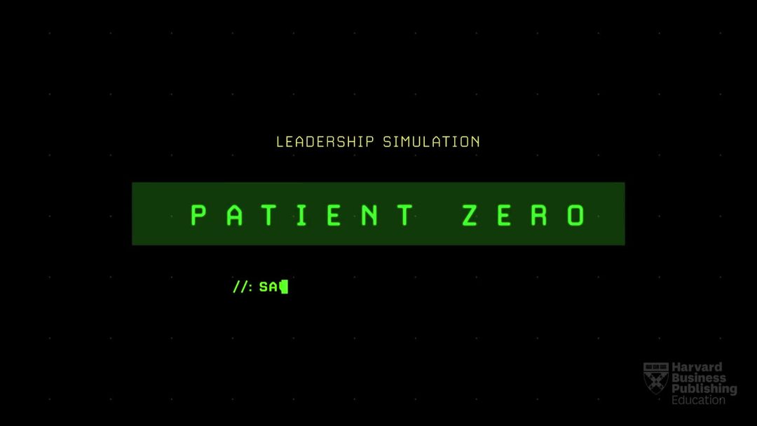Patient Zero Simulation Trailer Marketing Video