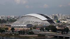 Singapore Sports Hub mode change timelapse