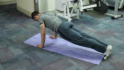 Push-up with plus exercise – Human Kinetics