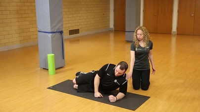 Strengthen core to prevent sales back pain