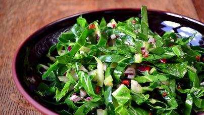 Swiss Chard Salad Healthy Greens Cooking Demo Cornellcast