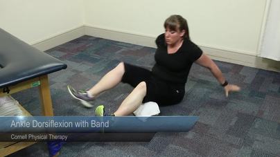 Ankle Dorsiflexion with Band - Cornell Video