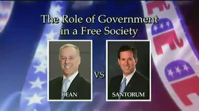 Howard Dean And Rick Santorum Debate Role Of Government Cornellcast