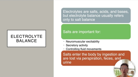 Thumbnail for Ch 26 V - Electrolyte Balance - Aldosterone