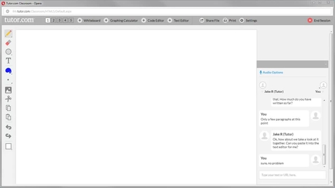 Thumbnail for Tutor.com - How to use the text editor