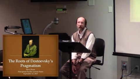 Thumbnail for entry Dr. Steve Horst - Fall 2013 Principium Faculty Lecture Series