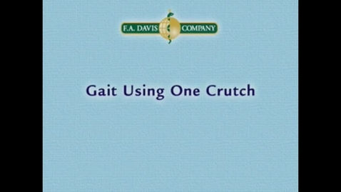 Thumbnail for One Crutch - AFO - MS