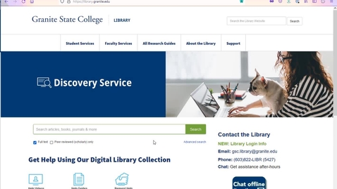 Thumbnail for IDIS 502 Library Visit
