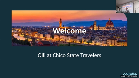 Thumbnail for OLLI Travel Information Session November 2024