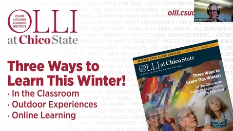 Thumbnail for entry OLLI Live-Online Winter 2024 Class Preview