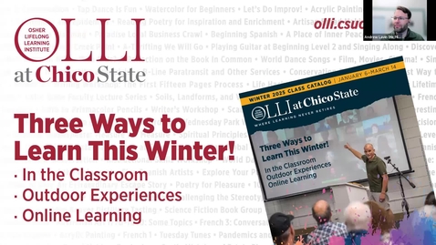 Thumbnail for OLLI Live-Online Winter 2025 Preview