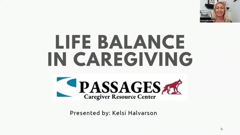 Thumbnail for entry Life Balance In Caregiving