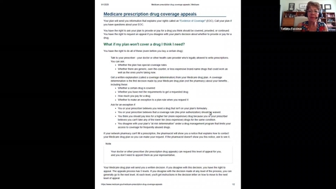 Thumbnail for Medicare Medication Coverage Review w/HICAP