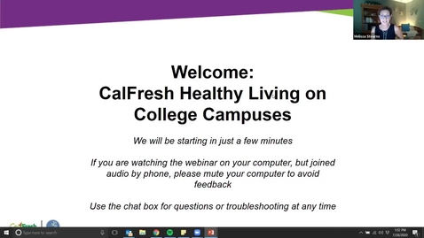 Thumbnail for entry Planning CalFresh Healthy Living Classes &amp; Promotions