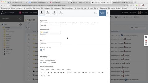 Thumbnail for Continuation Cascade Training - May 20, 2020
