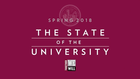 Thumbnail for State of the University 2018