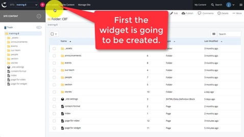 Thumbnail for entry Cascade 3.0 - Creating a Content Tile Widget and adding it to a webpage