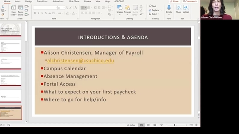 Thumbnail for entry Payroll Overview for New Staff and Managers