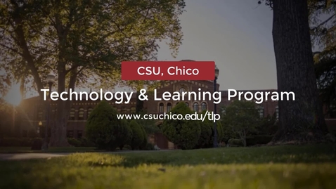 Thumbnail for entry Introducing Chico State's New Blackboard Course Template