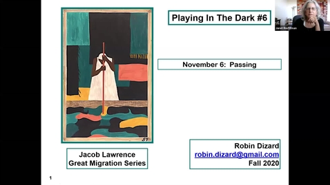 Thumbnail for entry Race in American Art &amp; Literature: &quot;Playing in the Dark,&quot; Session 5
