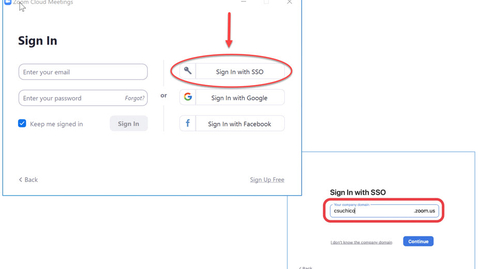 Thumbnail for entry Sign into your Chico State Zoom Account using SSO