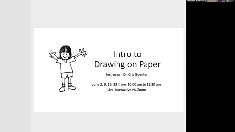 Thumbnail for entry Intro to Drawing on Paper - Session 1
