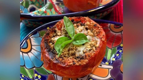 Thumbnail for entry Simple Stuffed Tomatoes