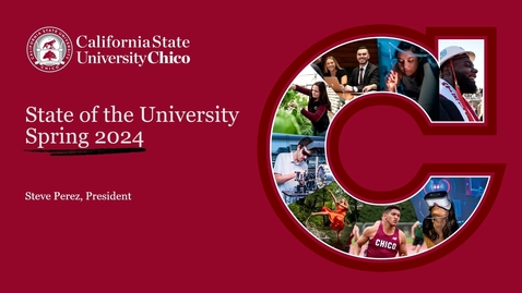 Thumbnail for entry STATE OF THE UNIVERSITY - SPRING 2024