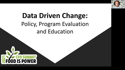 Thumbnail for entry Data Driven Changes: Policy, Program Evaluation, and Education