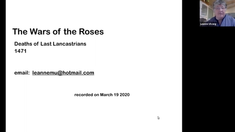 Thumbnail for entry The Wars of the Roses: Deaths of Last Lancastrians (1471) (Session 8)