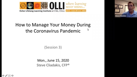 Thumbnail for entry How to Manage Your Money During the Coronavirus Pandemic - Session Three