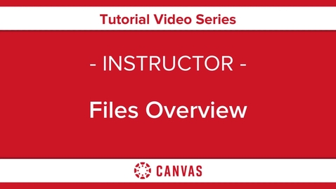 Thumbnail for Files Overview
