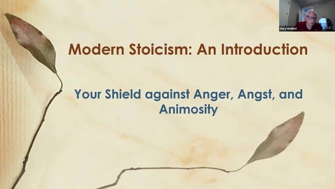 Thumbnail for entry Stoicism: Session 1