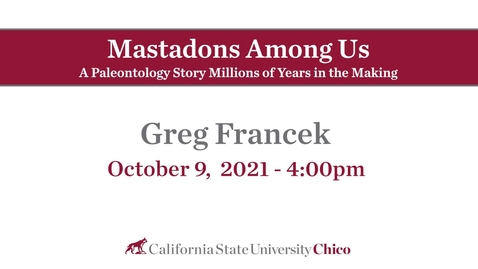 Thumbnail for Mastodons Among Us - A Paleontology Story Millions of Years in the Making