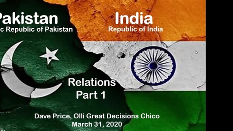 Thumbnail for entry India Pakistan Relations Great Decisions Class Pt 1 2020