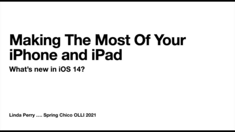 Thumbnail for entry Making the Most of Your iPhone and iPad S21