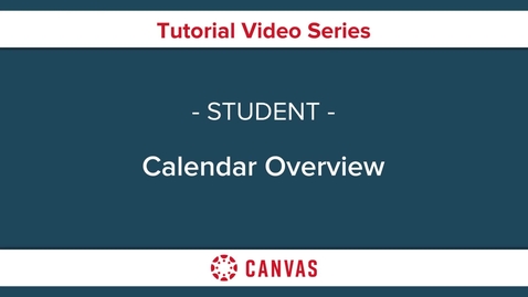 Thumbnail for Calendar Overview