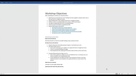Thumbnail for TLP Accessible Syllabus Workshop 7/28/20