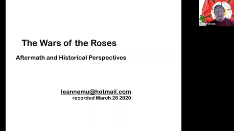 Thumbnail for entry The Wars of the Roses: Aftermath and Historical Perspectives, No. 11