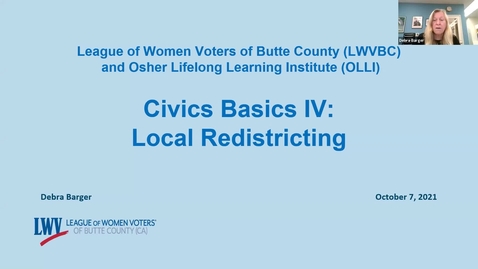 Thumbnail for entry The Basics of Civics:  Session 4
