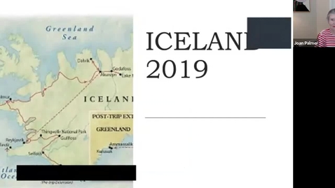 Thumbnail for entry Armchair Traveler: Icelandic Adventures with Joan Palmer (Week 3)