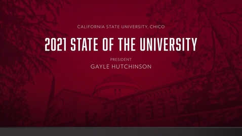Thumbnail for entry 2021 State of the University