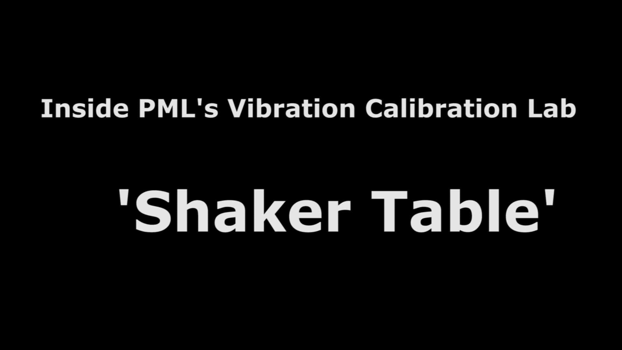 Shaker Table for Accelerometer Calibration