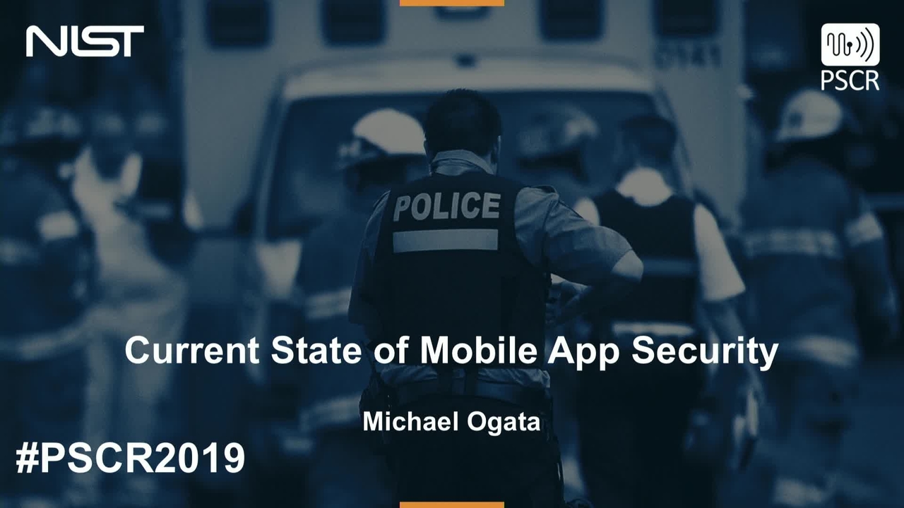 The Current State of Mobile Application Security