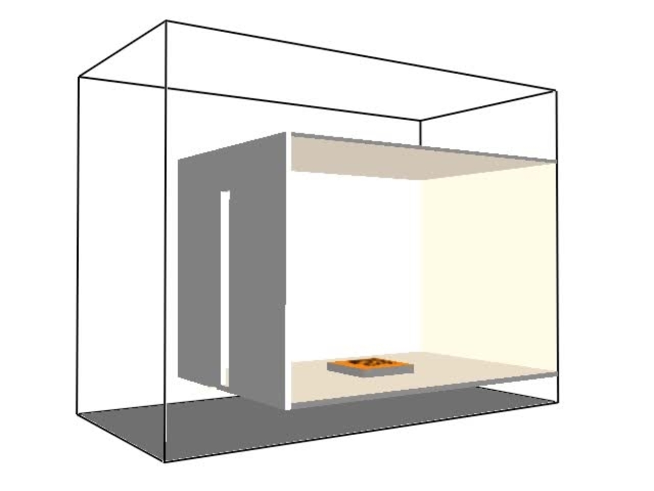 Simulation of a Heptane Pool Fire