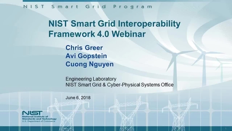 NIST Smart Grid Framework Introduction Webinar | NIST