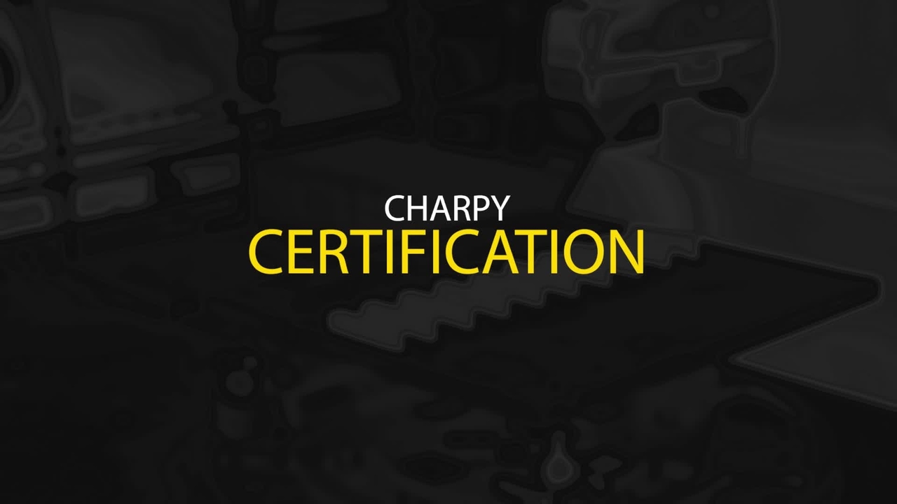 Charpy Testing – Machine Certification